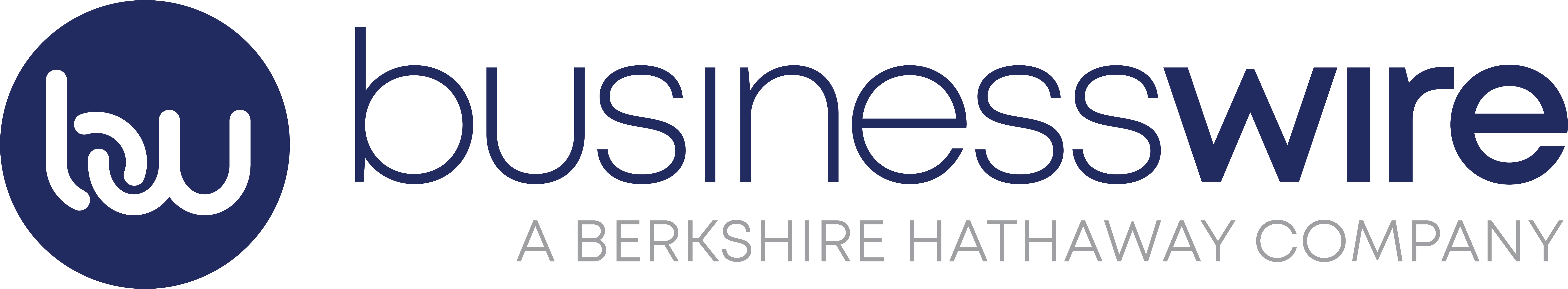 Business Wire logo with stylized initials in circle and text 'A Berkshire Hathaway Company' below.